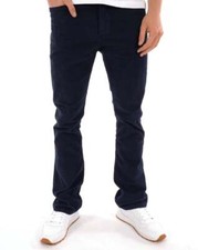 Lois Dario Bootcut Fine Needle Cord Trousers Navy
