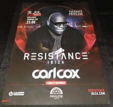 RESISTANCE 2018 SASHA JOHN DIGWEED @ PRIVILEGE - IBIZA CLUB POSTERS - MUSIC DJ