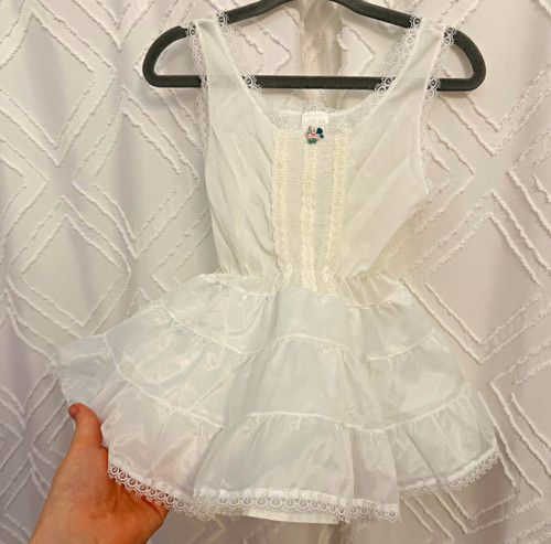 Girls vintage white - girls, dress