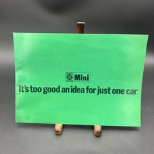 Vtg Orig MINI Car Range Sales