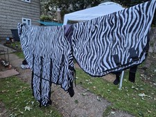 Gallop Zebra fly rug with neck. 6ft9.