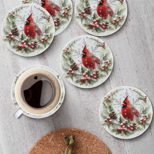 Set festive cardinal - set,