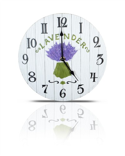 Chic lavender wall clock 27cm - chic,