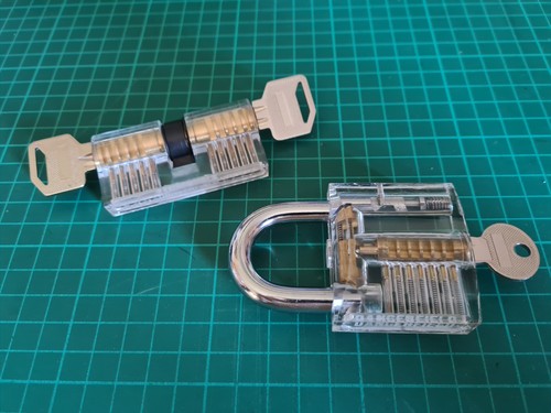 Dangerfield clear plastic