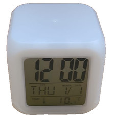Led alarm clock cube - clock,
