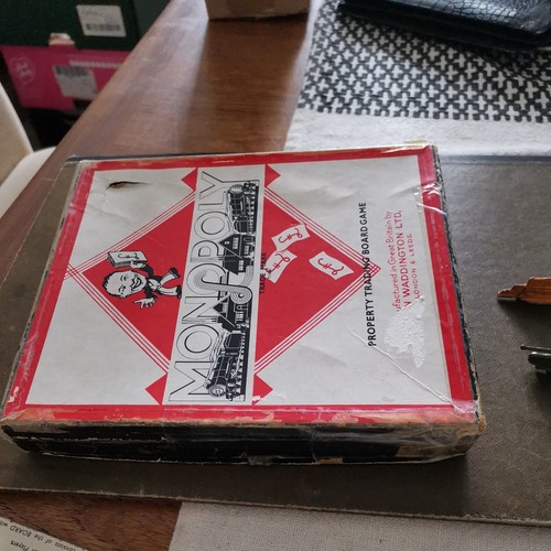 Vintage monopoly board - vintage,