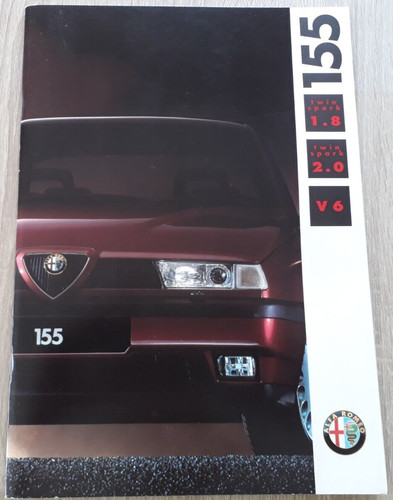 Alfa romeo 155 brochure 1992 - romeo, c.1992