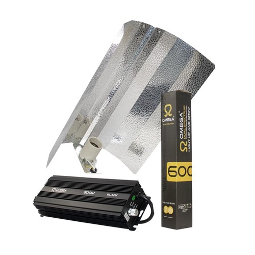 Omega black 600w dimmable - black,