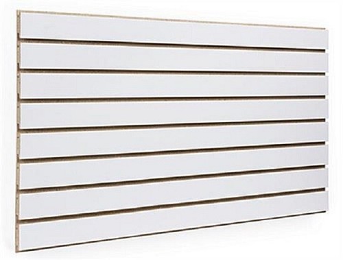Slatwall panels white - slatwall,