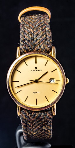 Junghans gold tone - junghans, gold-tone