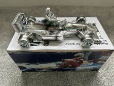 Nigel Mansell SIGNED 1:18 'Taxi for Senna' Williams FW14, 1991 British F1 GP COA