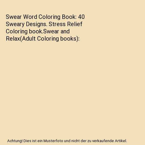 Swear word coloring - swear,