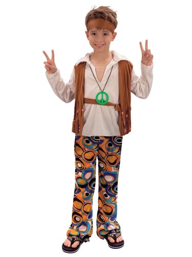 Boys 60s hippie - hippie, fancy