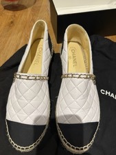 CHANEL Espadrilles Black and