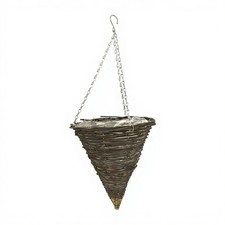 Hanging Basket Rattan 14" /