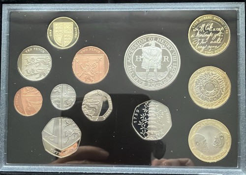 2009 british proof coin set - proof,