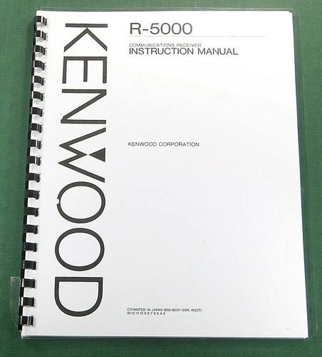 Kenwood 5000 instruction - kenwood, r-5000