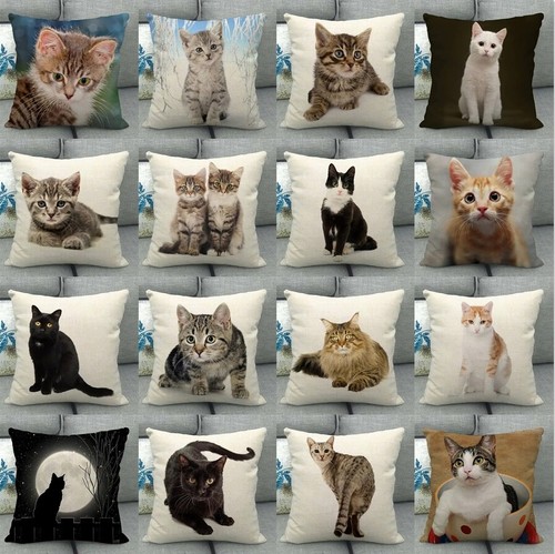 Black cat yellow - 18",