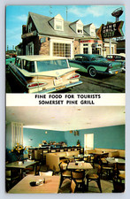 Vintage Postcard Schqeinberg's Somerset Pine Grill Pennsylvania