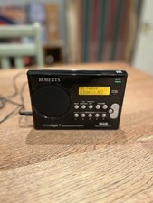 Roberts ecologic 1 DAB FM Radio With Power Supply - Black - Good Condition 