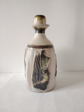 Studio Pottery Decanter Impressed Mark 