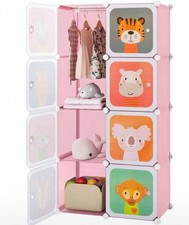 Portable Kids Wardrobe 8-Cube