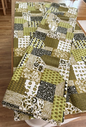 Vintage pair floral patchwork - pair,