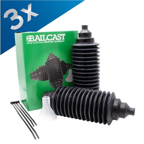 Bailcast duraboot steering - 3x,