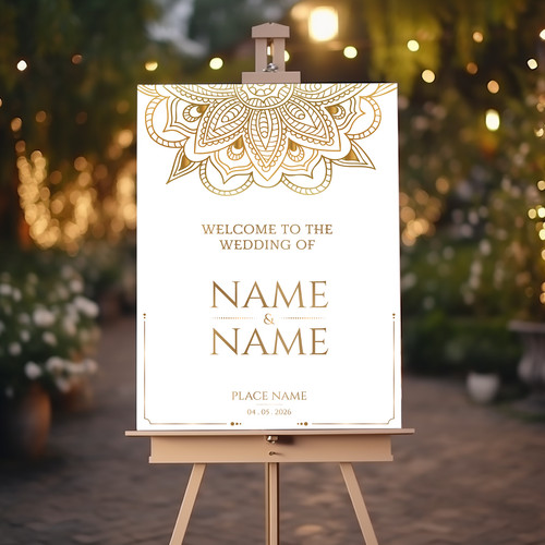 Indian gold mandala wedding - indian,