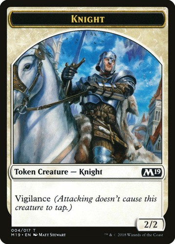 Knight token core set magic - knight,