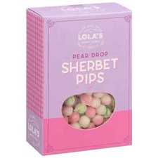 Lola's Sweet Stall Sherbet Pips Ideal Xmas Treat For Friends - Pear Drop Flavour