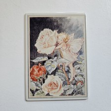 The Rose Child - Villeroy Boch Vilbo Card Porcelain Postcard - design CM Barker