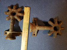 2 Vintage Cast Iron Burners