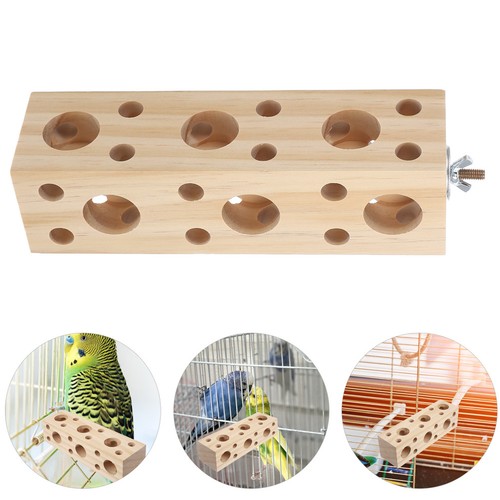 Wooden blocks bird play stand - bird,