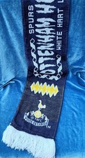 SPURS TOTTENHAM HOTSPURS WHITE HART LANE SCARF 130cm long polyester
