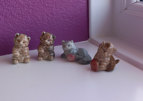 Vintage wade kittens with - wade,