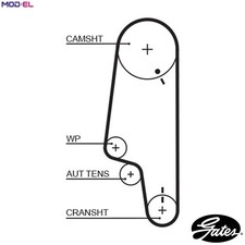 TIMING BELT 5428XS FOR SKODA