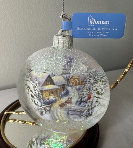 Glitter globe ornament - ornament, by