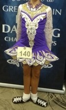  Irish dancing dress - Purple