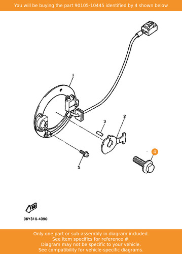 Yamaha bolt flange - yamaha,