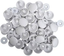 HEMLINE PLASTIC SELF COVER BUTTONS / TOOL 11MM 15MM 19MM 22MM 29MM - 10/50/100