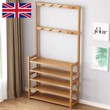 Coat and Hat Stand Wooden Shoe