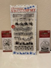 Christmas Clear Rubber Stamps-