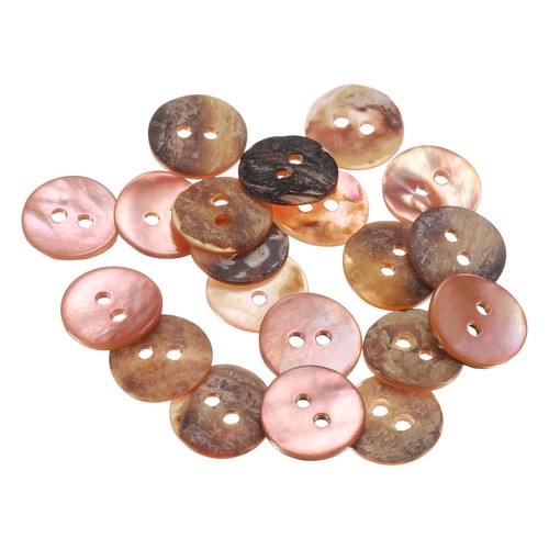 20pcs pink shell buttons - 20pcs,