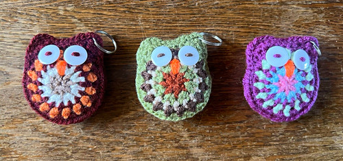 Handcrafted crochet owl - handcrafted,