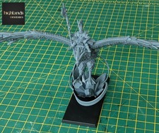 Highlands Miniatures Aegean Elf Lord on Ice Phoenix (base included)