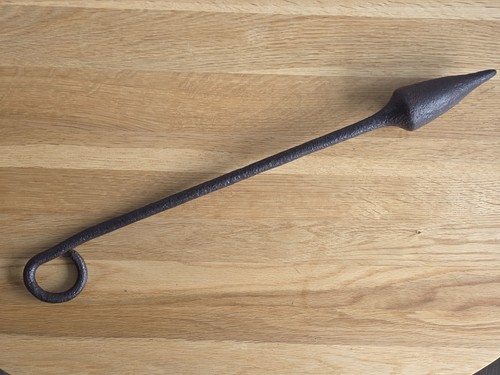 Vintage wrought iron lead - wrought,