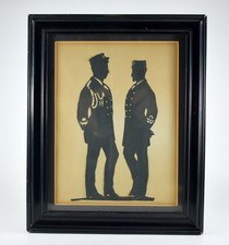 ANTIQUE SILHOUETTE FRENCH ARMY