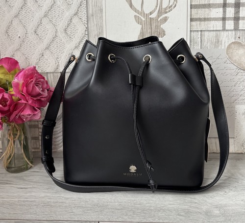 Modalu new black real - new, leather