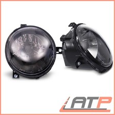 Headlamp headlight black - 2x, h4